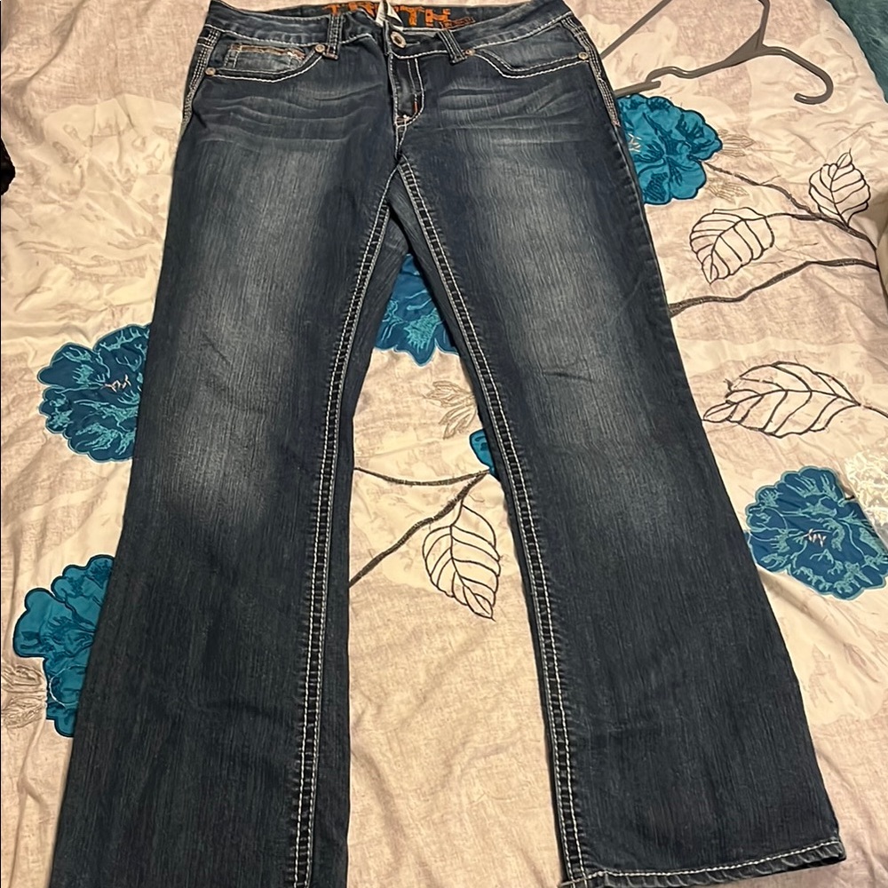 Truth Be Told Embellished Jeans Size 13
